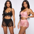 Embroided Bra & Panty Underwear Set